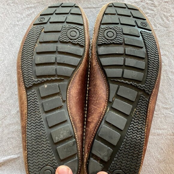 Cole Hann C02182 Venetian Dress Shoes Loafers Brown Leather Slip-On Size 10.5 - Picture 9 of 9